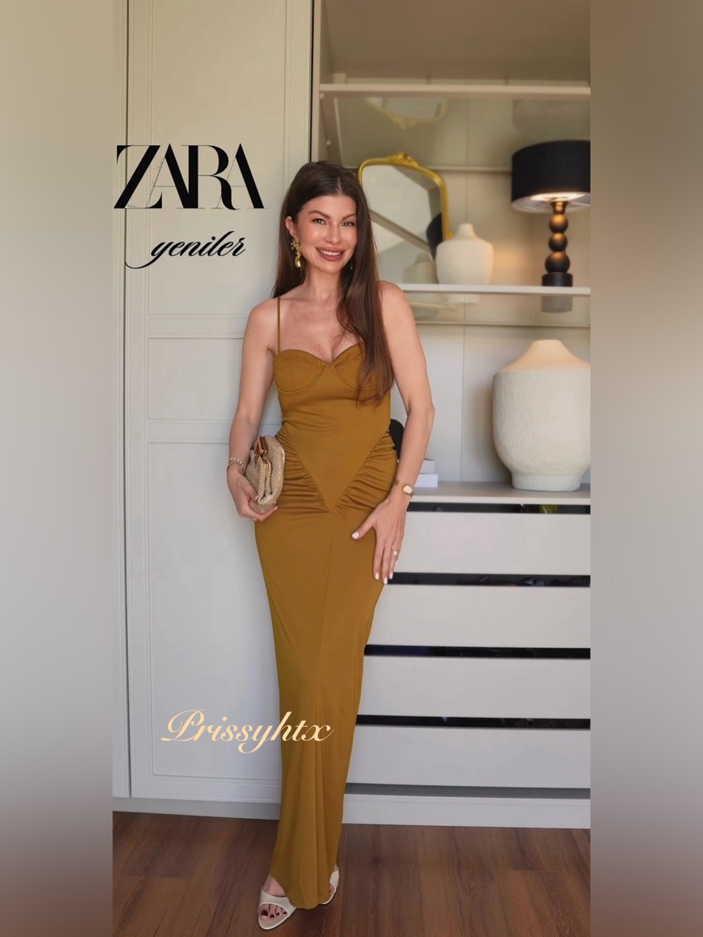 ZARA ZW COLLECTION SATIN LACE DRESS